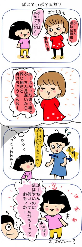 ぽじてぃぶ？天然？